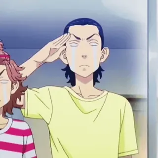 🤓 33a46bbb Anime, Gruß, Tränen, Cartoon, Figur telegram sticker