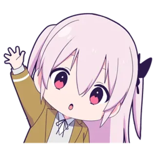 👋 10ed8c58 Gadis anime, Chibi, Kawaii, Imut, Kartun whatsapp sticker