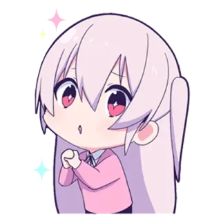 🤩 39fbe89f Anime, Chibi, Imut, Stiker whatsapp sticker