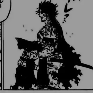 ⚫ 4064500f épée, guerrier, combat, arme, animé, manga telegram sticker