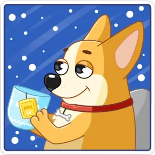 ☕️ 9e6dc139 ROYAL corgi, pies, zwierzę, królewski, zwierzak, kreskówka, słodki telegram sticker