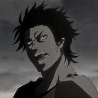 🍚 7bd23156 Yami Sukehiro Black Clover Anime, Black Clover, Yami, Yami Sukehiro, Manga telegram sticker