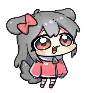 🎀 10ad0553 การ์ตูน, จิบิ, อนิเมะ, น่ารัก, ตัวละคร telegram sticker