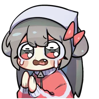 🎀 2384b5b5 ร้องไห้, เศร้า, อนิเมะ, มังงะ, น้ำตา, คาวาอิ telegram sticker