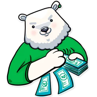 Медвежонок Кубик telegram stickers