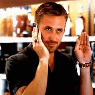 👋 16b52f19 Ryan Gosling ไรอัน กอสลิง, มีม, ตลก, นักแสดง, ปฏิกิริยา telegram sticker