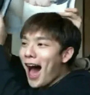 😵 23c0d9b5 興奮, 男性, アジア人, 幸せ, 反応, ポートレート telegram sticker