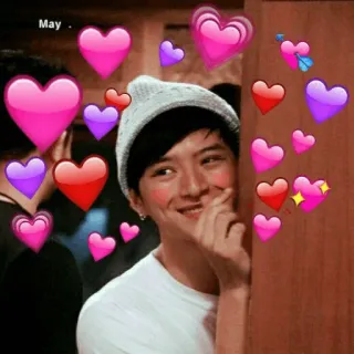 ❤️ 5fd5f819 May ハート, 愛, 人, かわいい, ポジティブ, 優しい telegram sticker