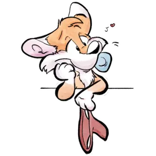 🍌 ece48f6e kreskówka, zwierzę, słodki, kapryśny, szkic, ilustracja telegram sticker