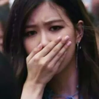 😂 0c7ea8f5 shock, disgusto, paura, donna, faccia, espressione telegram sticker