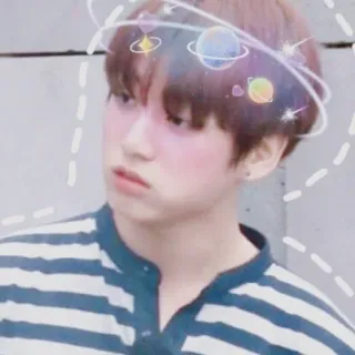 😂 6c7c9550 persona, ritratto, adesivo, pianeti, spazio telegram sticker