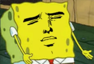💠 f0cd7a8f Spongebob 海绵宝宝, 表情包, 搞笑, 卡通 telegram sticker