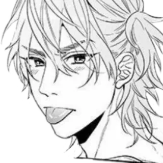 😝 9542c27c Anime, Manga, Charakter, Zunge, Ausdruck whatsapp sticker