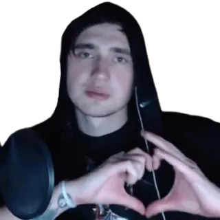 🖤 7bcf032f người, trái tim, bàn tay, chân dung, thường ngày telegram sticker