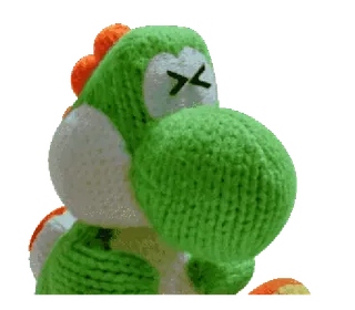 😫 c4bd9ef6 Yoshi Йоши, Nintendo, Видеоигра, Персонаж, Кукла, Игрушка, Вязаный telegram sticker