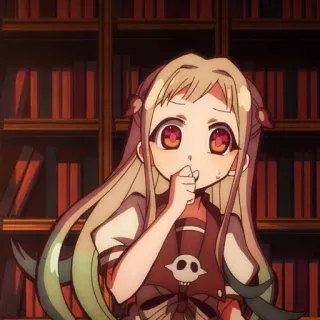 🤍 00b8d182 Nene Yashiro Toilet-bound Hanako-kun anime, girl, manga, character, cute, school uniform telegram sticker