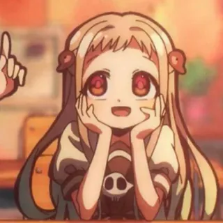 🤍 5d5ce7e3 Nene Yashiro Toilet-Bound Hanako-kun anime, cute, kawaii, nene yashiro, toilet-bound hanako-kun, character telegram sticker