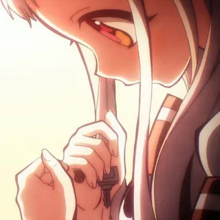 🤍 7e30b055 anime, girl, key, manga telegram sticker