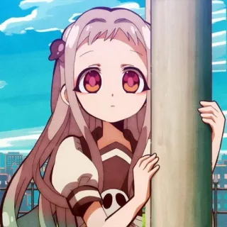 🤍 8b55a997 Nene Yashiro Toilet-bound Hanako-kun anime, manga, girl, cute, school, ghost telegram sticker