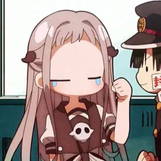 🤍 b09d7d78 anime, manga, cartoon, school uniform, crying, sad telegram sticker