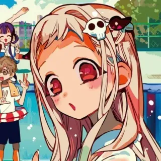 😮 5f885a97 Yashiro Nene Toilet-bound Hanako-kun Anime, Manga, Karakter, Yashiro Nene, Sekolah, Lucu, Kawaii whatsapp sticker