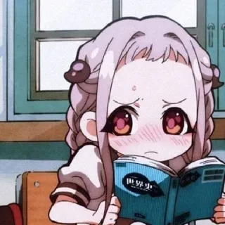 😳 7a61b919 Nene Yashiro Toilet-bound Hanako-kun Anime, Manga, Pelajar, Buku, Lucu, Nene Yashiro whatsapp sticker