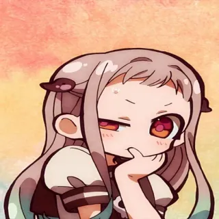 🤨 83c4ef7b Yashiro Nene Toilet-Bound Hanako-kun Anime, Manga, Yashiro Nene, Lucu, Kartun whatsapp sticker