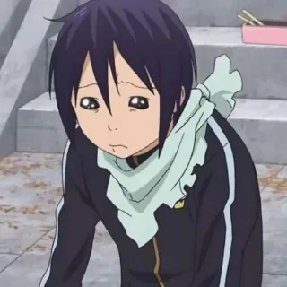 🎴 6b72356f Yato Noragami Anime, Manga, Yato, Noragami, Traurig, Weinend, Junge telegram sticker