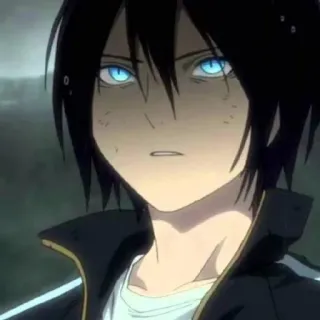 🎴 9e31e829 Yato Noragami Anime, Yato, Noragami, Gott, Blaue Augen, Anime Charakter telegram sticker
