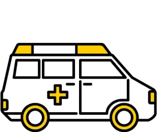 🚑 b4b4f4be karetka, nagły wypadek, szpital, medyczny, pojazd telegram sticker
