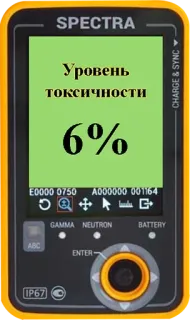 6️⃣ 845ce103 SPECTRA
Уровень
токсичности
6%
E0000 0750
A000000 001164
GAMMA NEUTRON
ABC
IP67
ENTER
BATTERY
CHARGE & SYNC spettri, livello, tossicità, pericolo, metro, radiazione, strumento, dispositivo telegram sticker