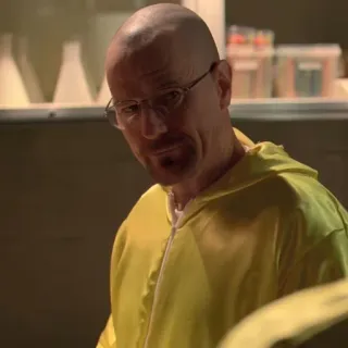 🧪 c133e0e1 Walter White Breaking Bad walter white, breaking bad, heisenberg, serie, kochen, meth, chemie, gelber anzug whatsapp sticker