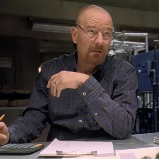 🧪 f800f824 Walter White Breaking Bad Walter White, Breaking Bad, Chemie, Lehrer, Charakter, TV-Serie whatsapp sticker