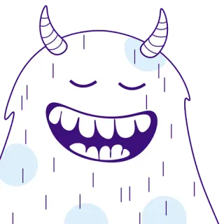 Йети telegram stickers