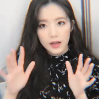 🐰 49005fbb wanita, potret, asia, gadis, orang telegram sticker