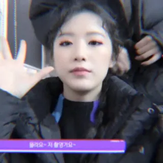 🐰 666526a7 몰라요~지 촬영거에요~ wanita, korea, selfie telegram sticker