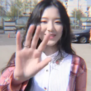 🐰 aa0c7a69 wanita, tangan, gestur, orang, gadis telegram sticker