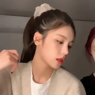 🍧 fe863f0f mulher, pessoa, retrato, rosto, coreano telegram sticker