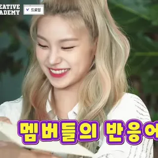 💐 de58a4a4 멤버들의 반응어 telegram sticker