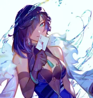 🧿 52bea0eb Kaeya Genshin Impact Anime, Genshin Impact, Kaeya, Personage, Videogame whatsapp sticker