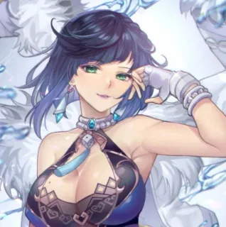 🧿 6fa2df9e Anime, Meisje, Personage, Illustratie, Vrouw whatsapp sticker