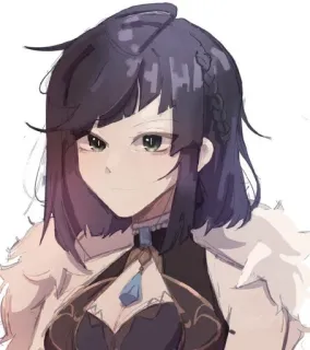 🧿 732358a1 Yelan Genshin Impact yelan, genshin impact, anime, videogame, personage whatsapp sticker