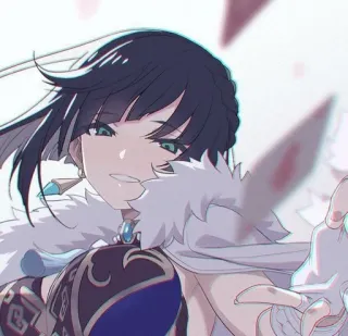 🧿 79c7a42a Yelan Genshin Impact Anime, Videogame, Personage, Genshin Impact, Vrouw, Yelan whatsapp sticker