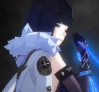 🧿 c96df3e9 Yelan Genshin Impact genshin impact, yelan, anime, videogame, personage whatsapp sticker