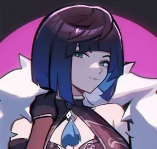 🧿 ea74f629 Yelan Genshin Impact Anime, Videogame, Genshin Impact, Personage, Yelan whatsapp sticker