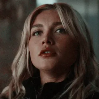 😐 6d9583b4 Yelena Belova Black Widow 옐레나 벨로바, 블랙 위도우, 마블, 플로렌스 퓨, 캐릭터, 스파이 telegram sticker