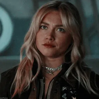 😐 84471946 Yelena Belova Hawkeye 옐레나 벨로바, 호크아이, 마블, 플로렌스 퓨, 캐릭터 telegram sticker