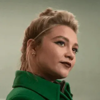 😐 e575b673 Yelena Belova Hawkeye 옐레나 벨로바, 마블, 호크아이, 플로렌스 퓨 telegram sticker