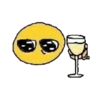🍷 00c35682 Emoji, Wein, Trinken, Sonnenbrille whatsapp sticker