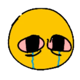 😭 0d66eb13 Emoji, weinend, traurig, Tränen, gelbes Gesicht whatsapp sticker